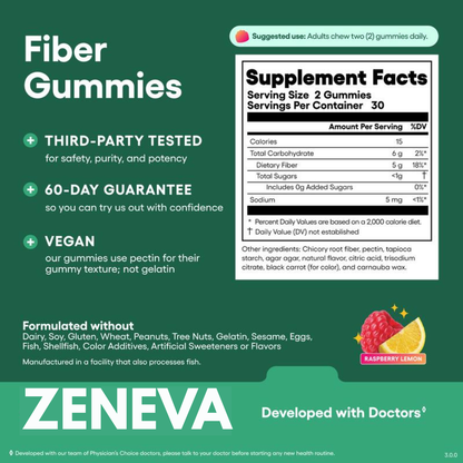 ZENEVA Gummies for Digestive Health